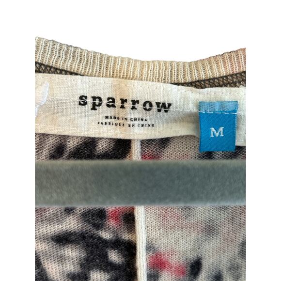 SPARROW Short Sleeve Multicolored Dress Size Medium Casual Work Church - Picture 3 of 5